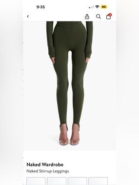 Naked Wardrobe Stirrup Leggings